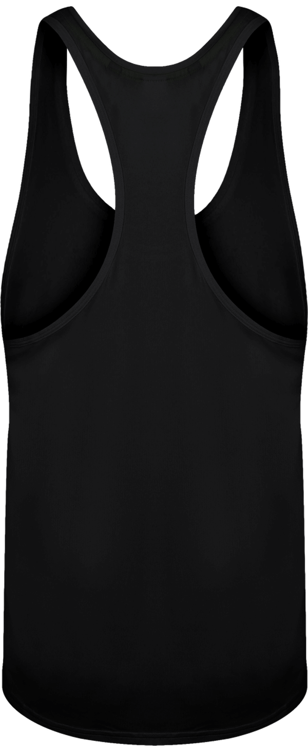 Debardeur musculation homme dos Black