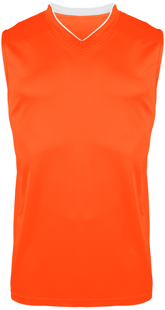 Men's Customizable Basketball Jersey Orange