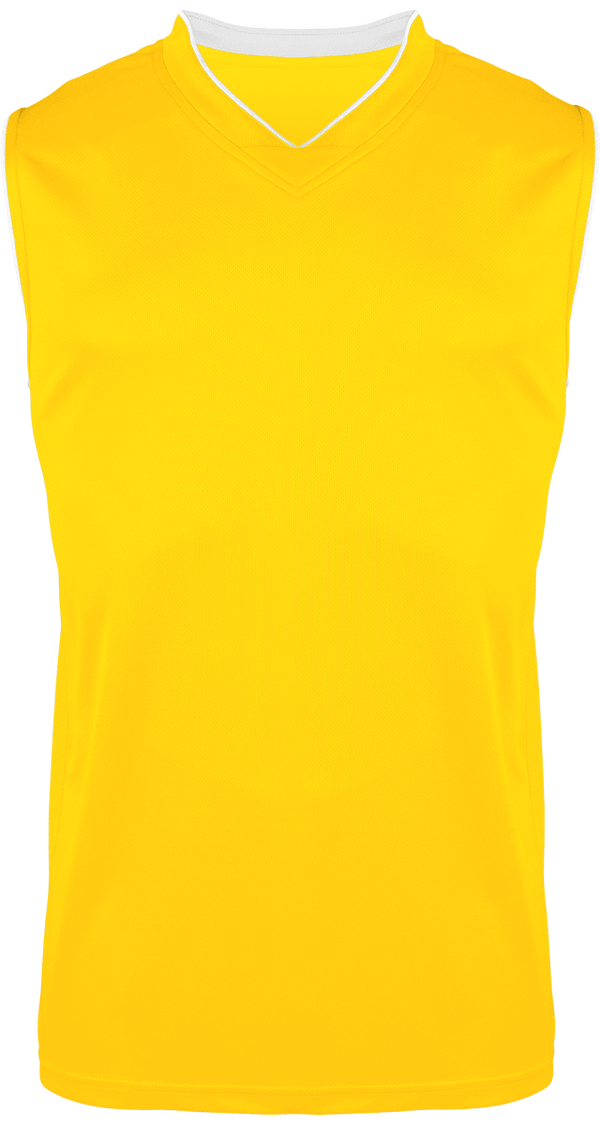 Maillot De Basketball Homme À Personnaliser Sporty Yellow