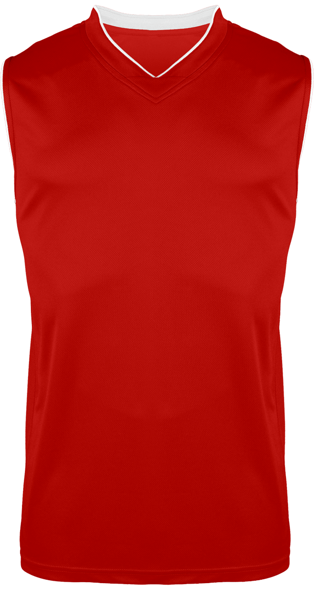 Basketball Jersey Men To Personalise Sporty Red