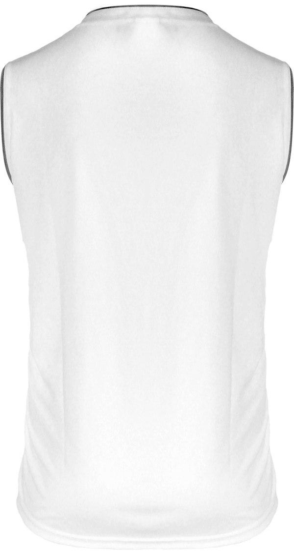 Maillot de basket homme dos White