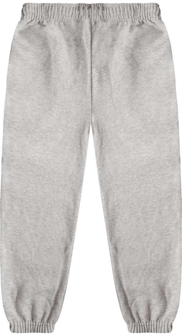 Pantalon de jogging enfant a elastique dos Heather Grey