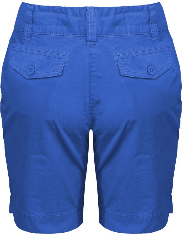 Bermuda femme dos Washed Blue