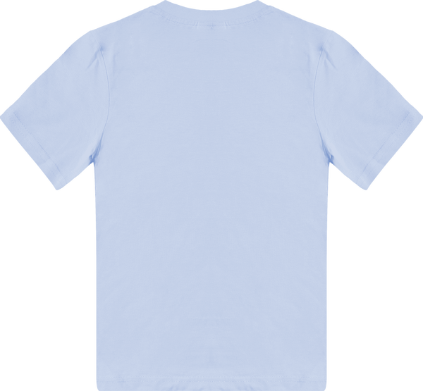 Tee shirt enfant manches courtes 180gr dos Sky Blue