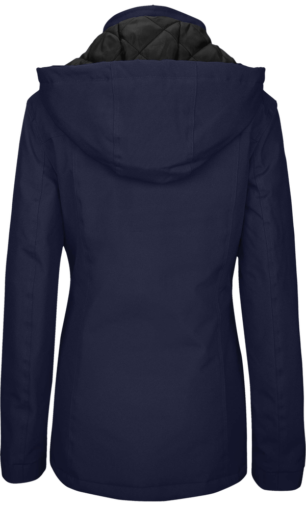 Parka femme dos Navy