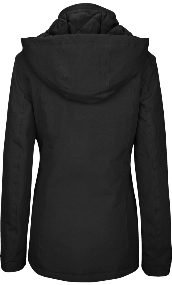 Parka femme dos Black