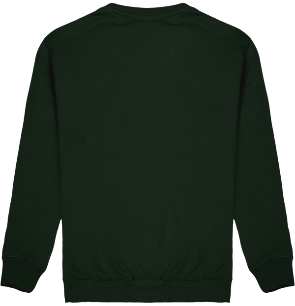 Sweat enfant col rond dos Forest Green