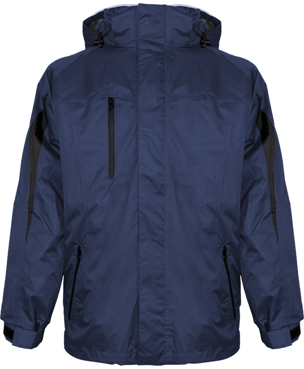 Parka 3 En 1 Intérieur Softshell | 100% Polyester | Personnalisable En Broderie Navy