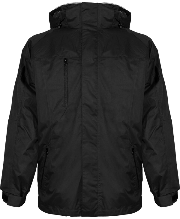 Parka 3 en 1 interieur softshell face Black