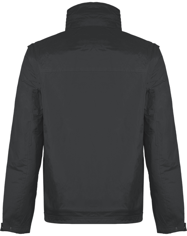 Blouson a manches amovible score dos Dark Grey / Orange