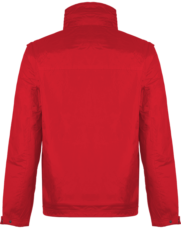 Blouson a manches amovible score dos Red / Black
