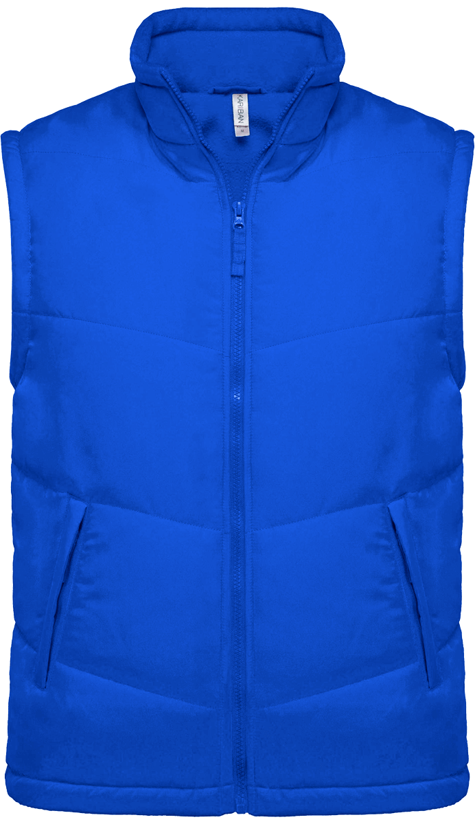 Bodywarmer Doublé Polaire | 100% Polyester | Personnalisable En Broderie Light Royal Blue
