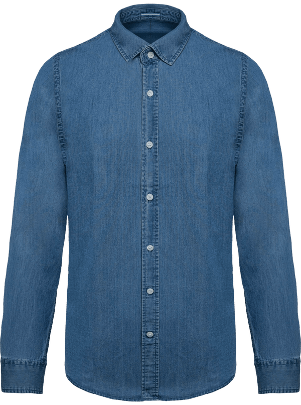 Chemise chambray homme face Chambray Blue