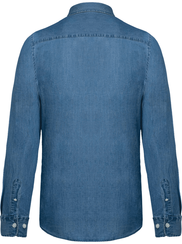 Chemise chambray homme dos Chambray Blue