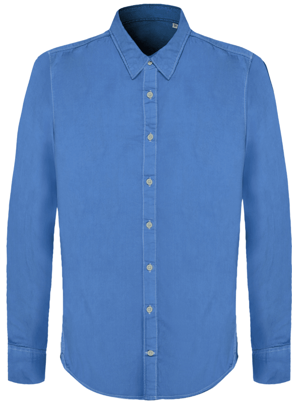 Chemise homme stanley innovates denim face Royal Blue Denim