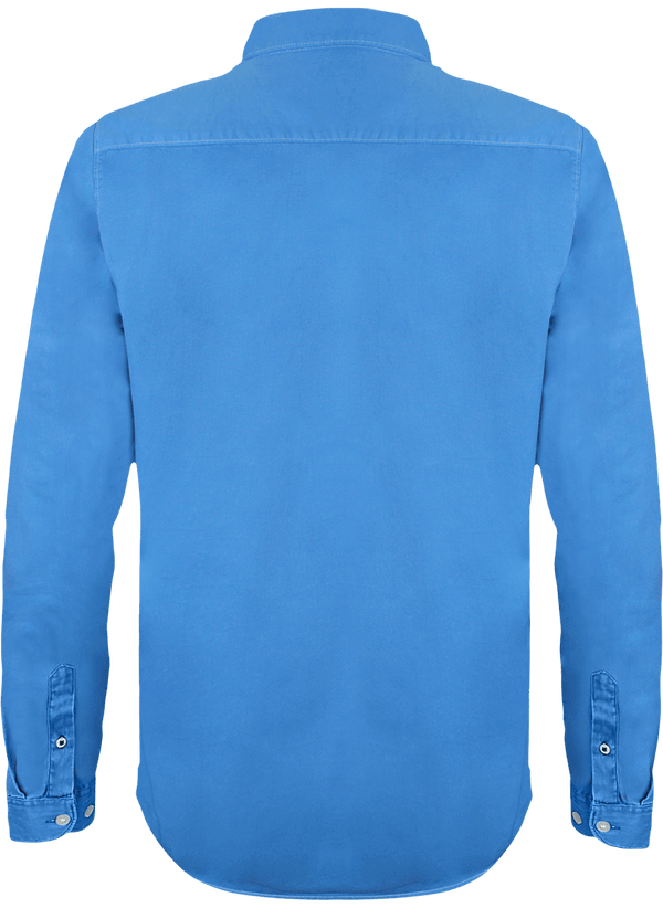 Chemise homme stanley innovates denim dos Royal Blue Denim