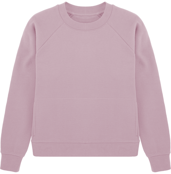 Sweat shirt col montant femme stella believes face Lilac Peak