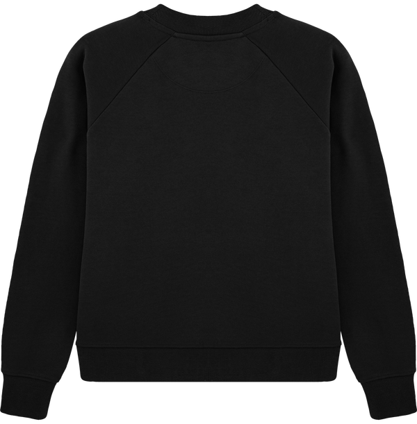 Sweat shirt col montant femme stella believes dos Black