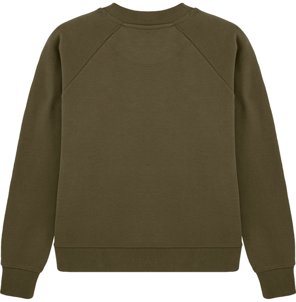 Sweat shirt col montant femme stella believes dos British Khaki