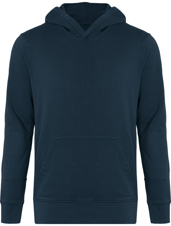 Sweat À Capuche Vintage | 100% Coton | Couleur Délavée Vintage Denim