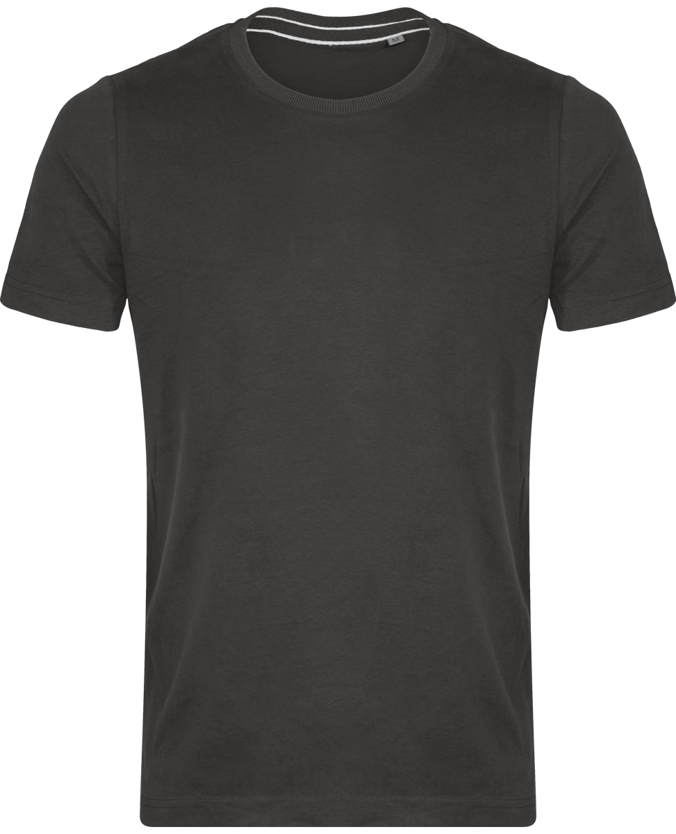 T-Shirt Vintage Homme | 100% Coton | Broderie Et Impression Vintage Charcoal