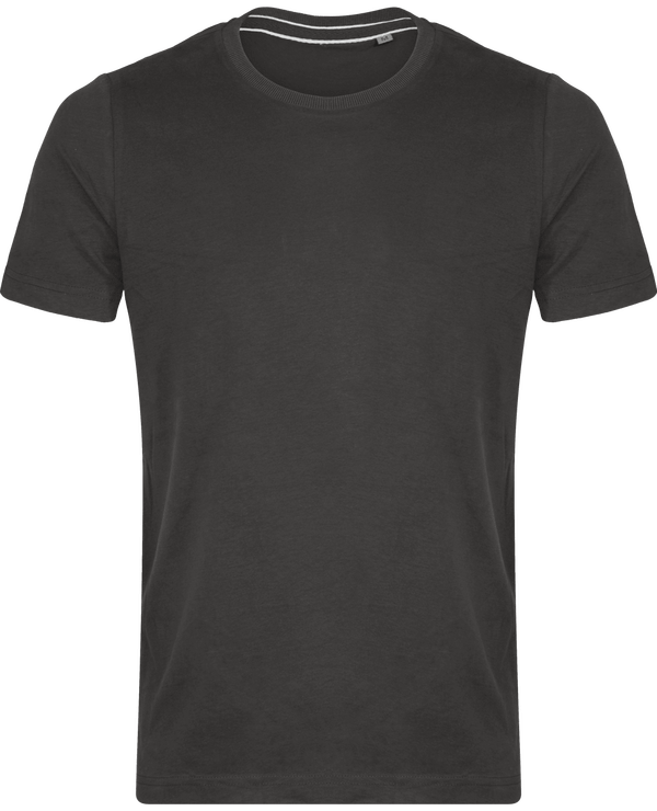 T-Shirt Vintage Homme | 100% Coton | Broderie Et Impression Vintage Charcoal