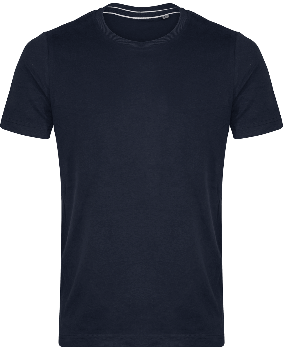 T-Shirt Vintage Homme | 100% Coton | Broderie Et Impression Vintage Navy