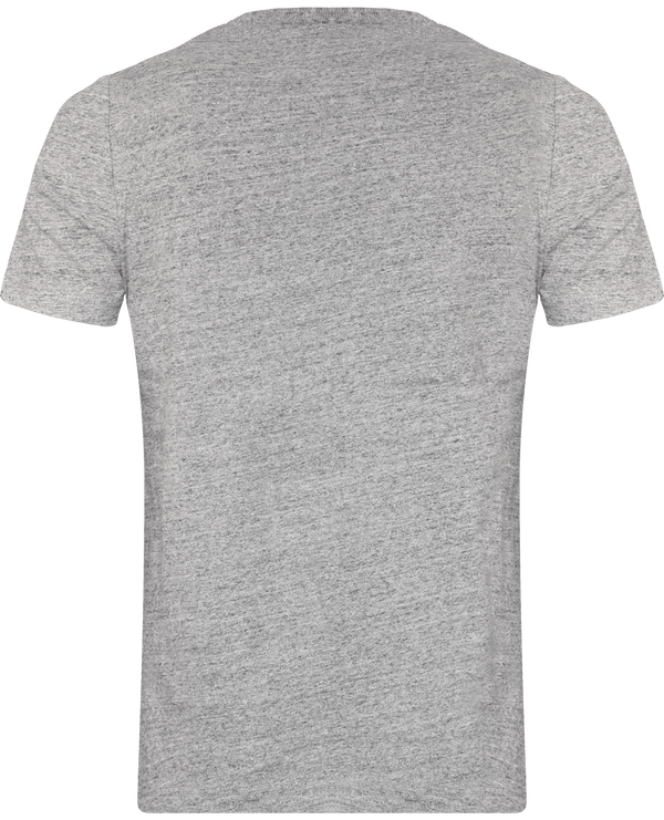 Tee shirt vintage manches courtes homme dos Slub Grey Heather