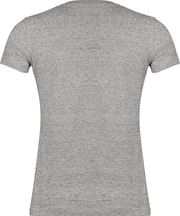 Tee shirt vintage manches courtes femme dos Slub Grey Heather