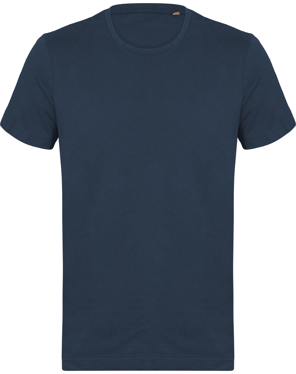 T-Shirt Délavé Vintage Homme | 100% Coton | Brodé Et Imprimé Vintage Denim