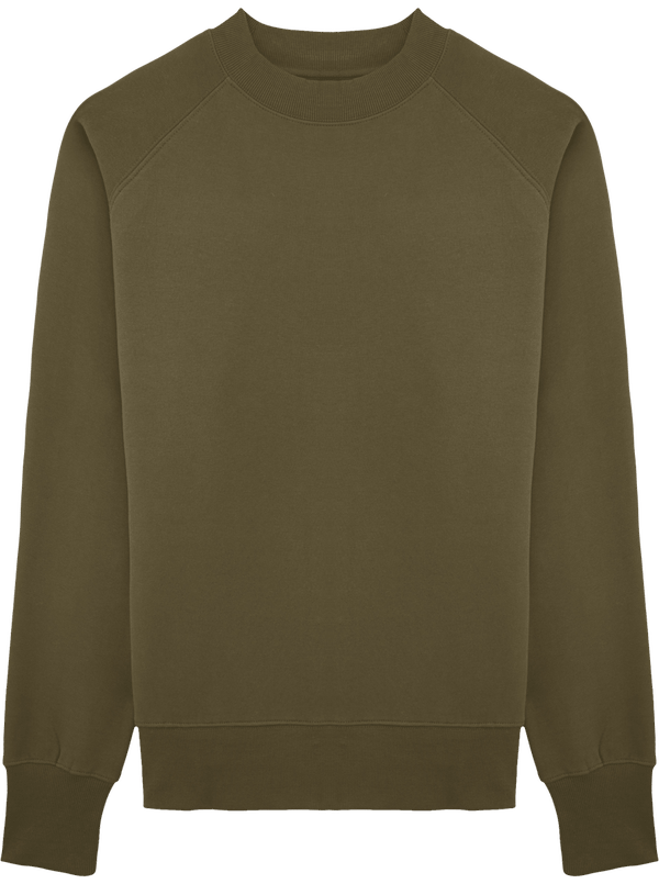 Sweat ample col rond stanley trusts face British Khaki