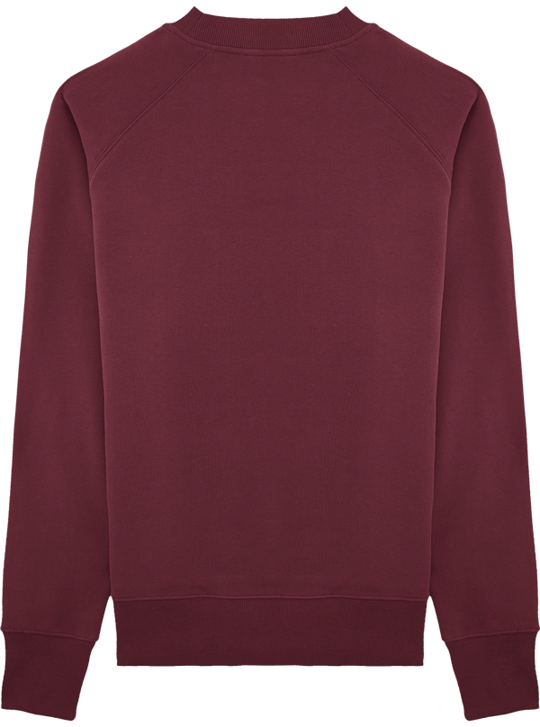 Sweat ample col rond stanley trusts dos Burgundy