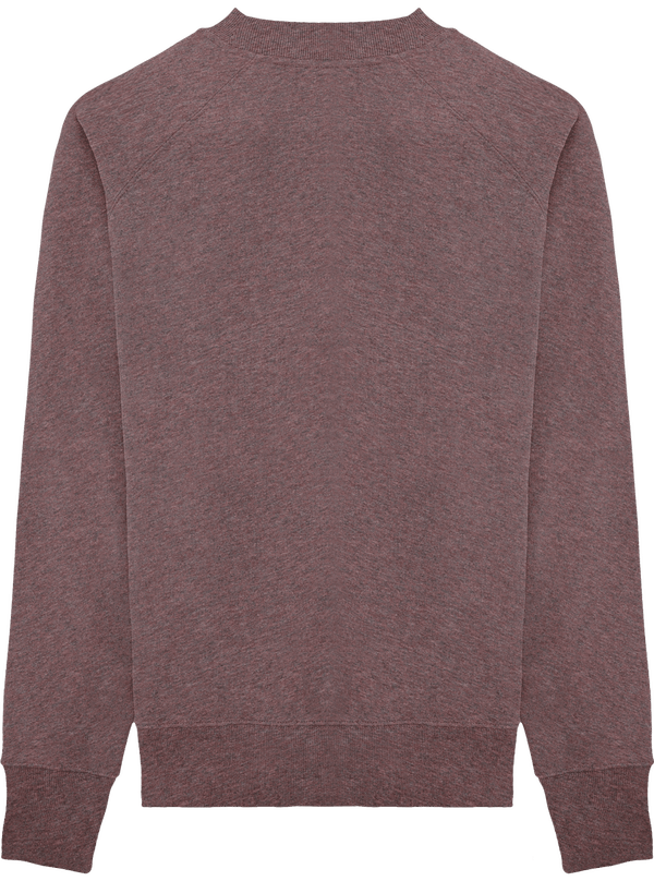 Sweat ample col rond stanley trusts dos Black Heather Cranberry