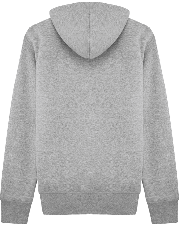 Sweat a capuche tours sherpa dos Heather Grey