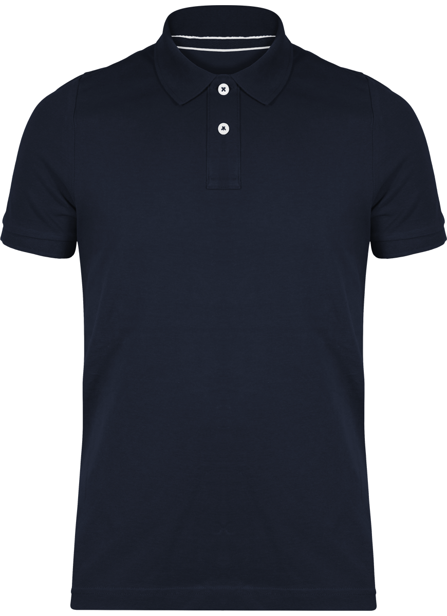 Polo Homme Vintage | Broderie Et Impression | 100% Coton Maille Piquée Vintage Navy