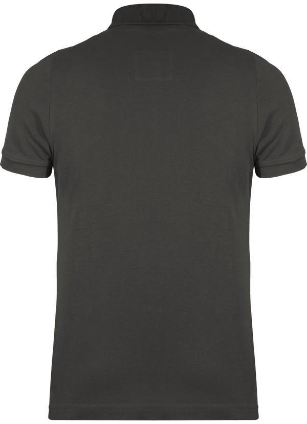 Polo vintage manches courtes homme dos Vintage Charcoal