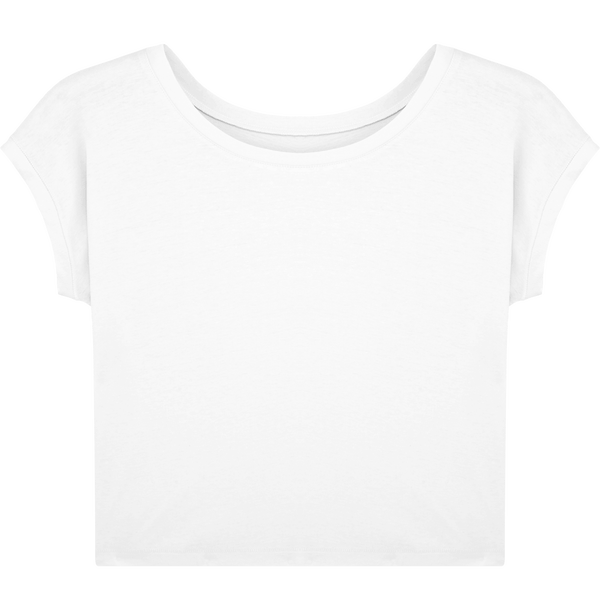 Tee shirt court femme stella flies face White