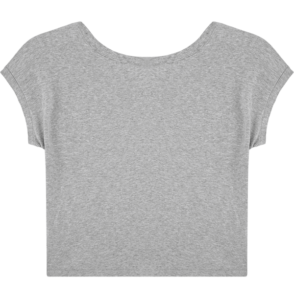 Tee shirt court femme stella flies dos Heather Grey