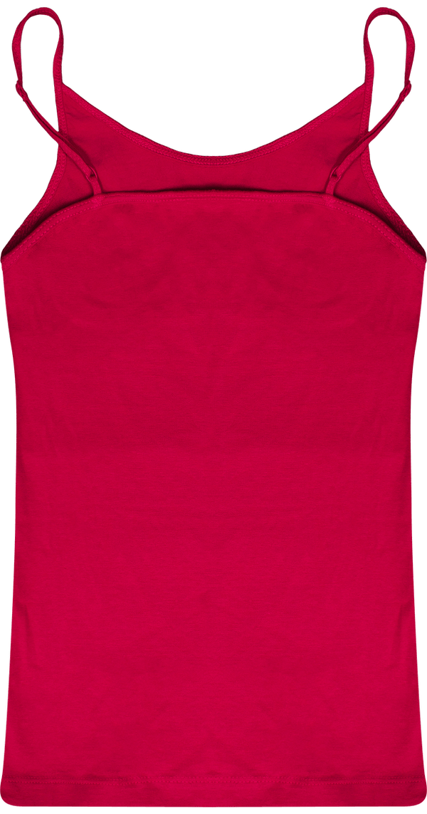 Debardeur bretelle enfant dos Fuchsia
