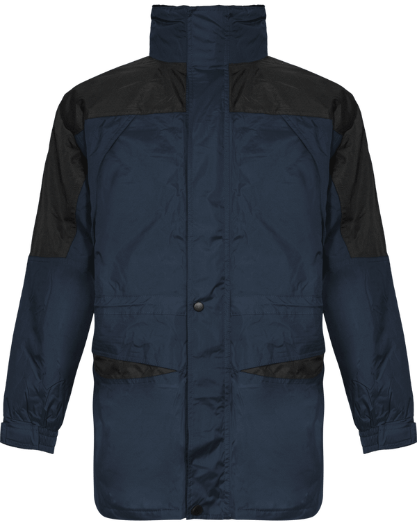 Parka 3 En 1 Alaska | 100% Polyester | Personnalisable En Broderie Navy / Black