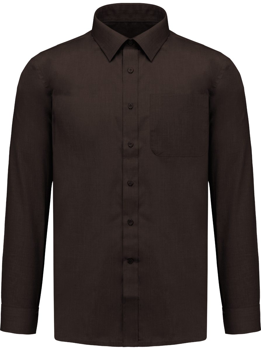 Discover Our Personalised Long Sleeve Shirt : Brown