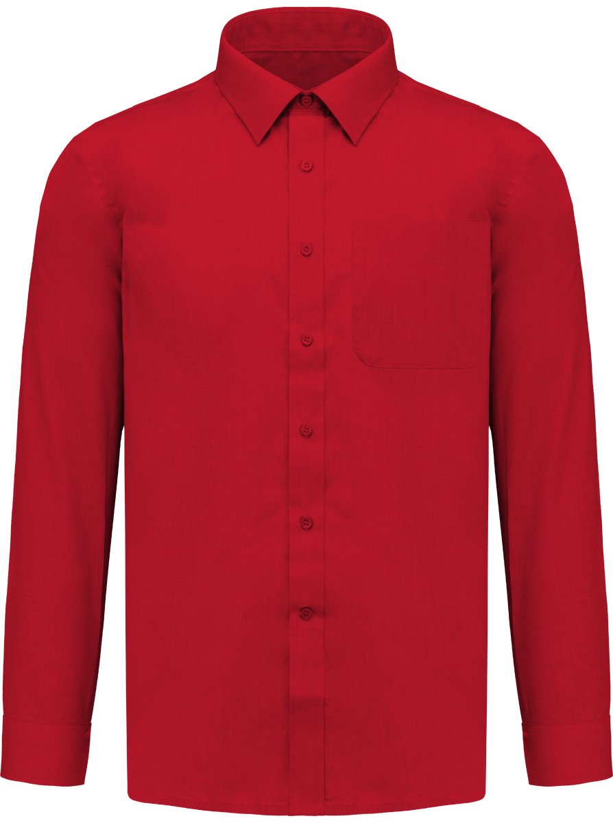 Découvrez Notre Chemise Manches Longues Personnalisable : Classic Red