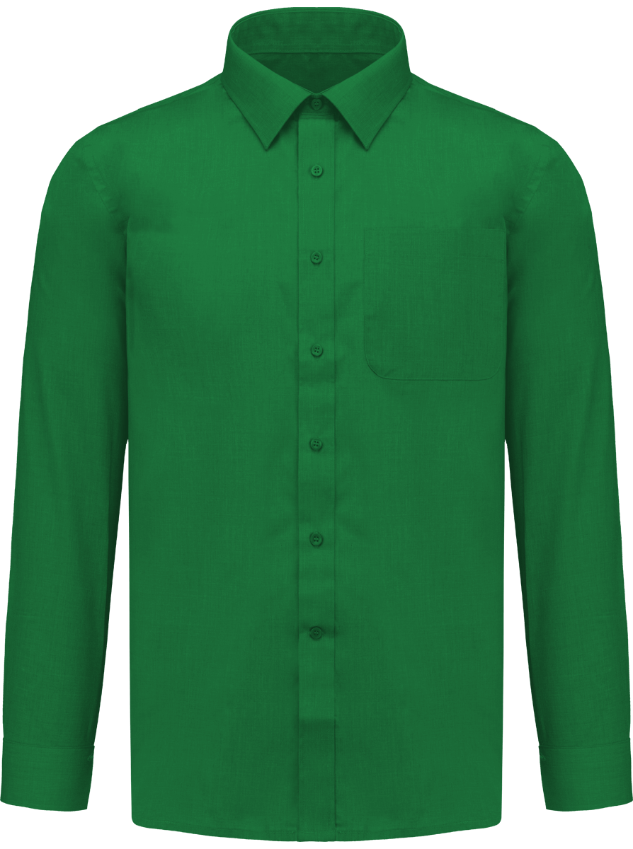 Discover Our Personalised Long Sleeve Shirt : Kelly Green