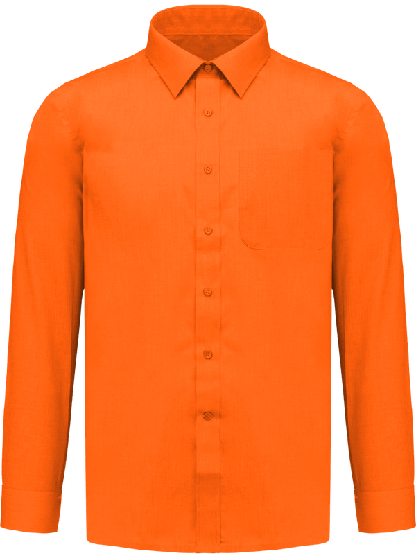 Discover Our Customizable Long Sleeve Shirt: Orange