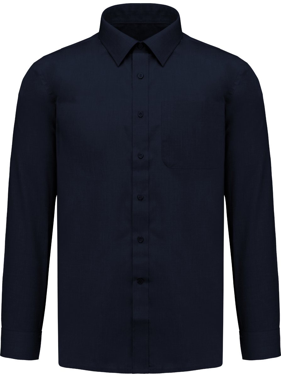 Descubre Nuestra Camisa De Mangas Largas Personalizable Navy