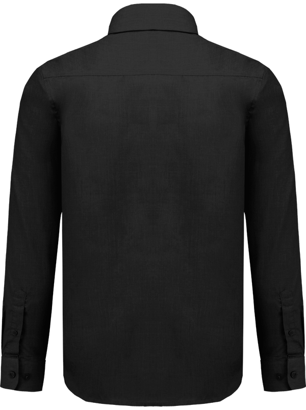 Chemise manches longues homme dos Black