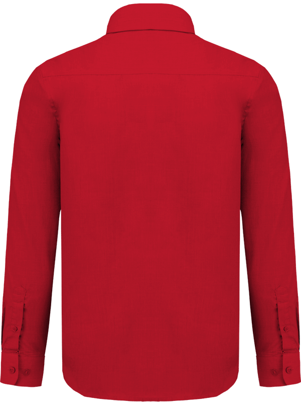 Chemise manches longues homme dos Classic Red