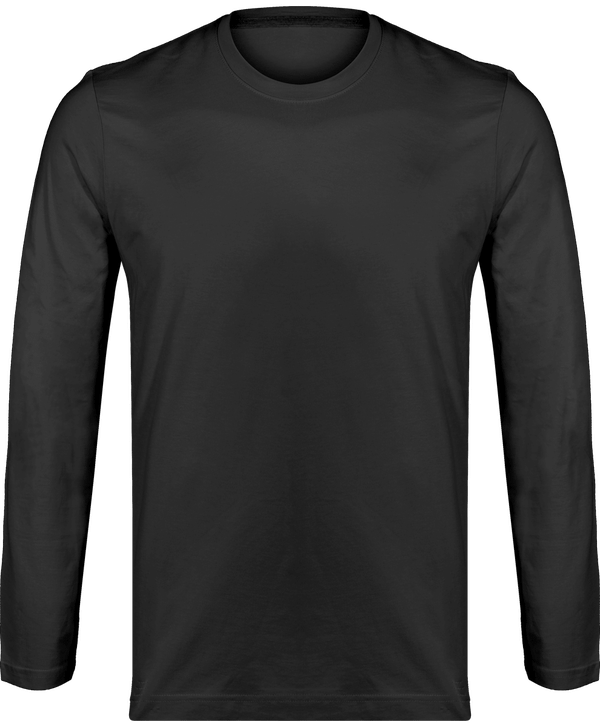 T-Shirt Manches Longues Col Rond Homme 180Gr Dark Grey