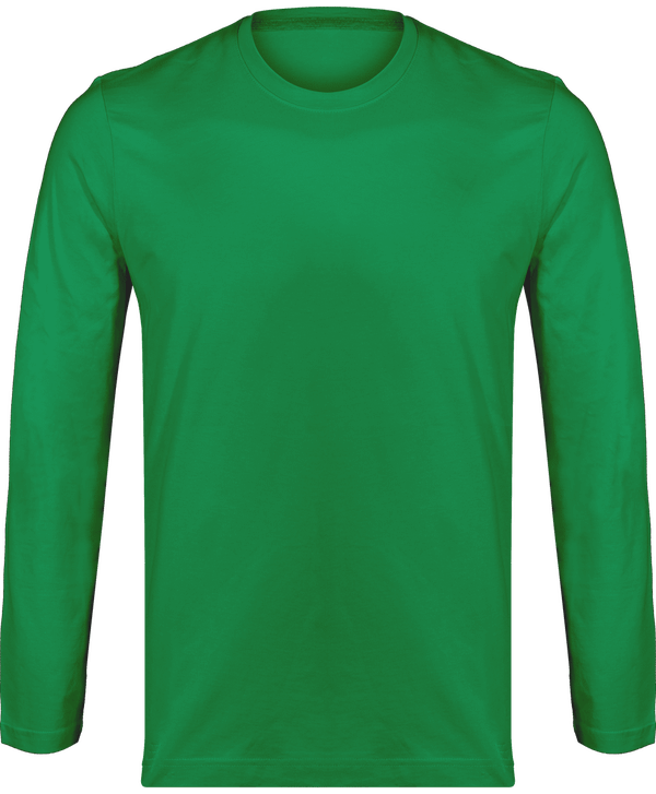 T-Shirt Manches Longues Col Rond Homme 180Gr Kelly Green