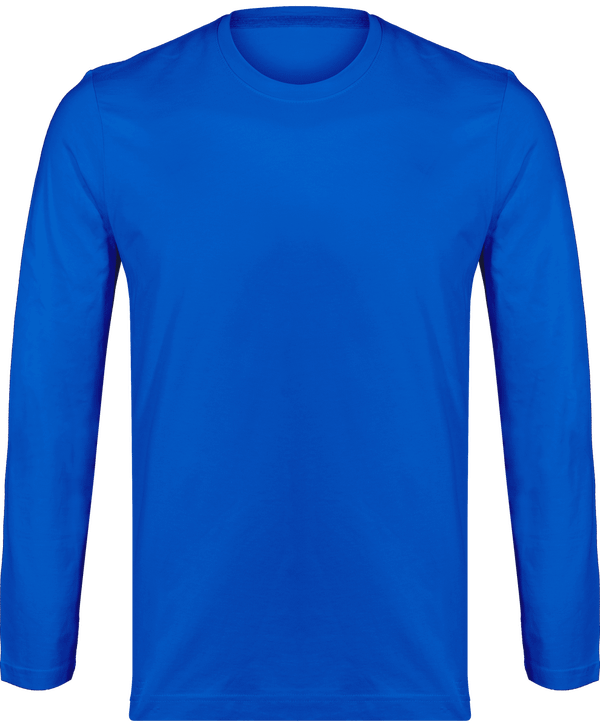 T-Shirt Manches Longues Col Rond Homme 180Gr Light Royal Blue